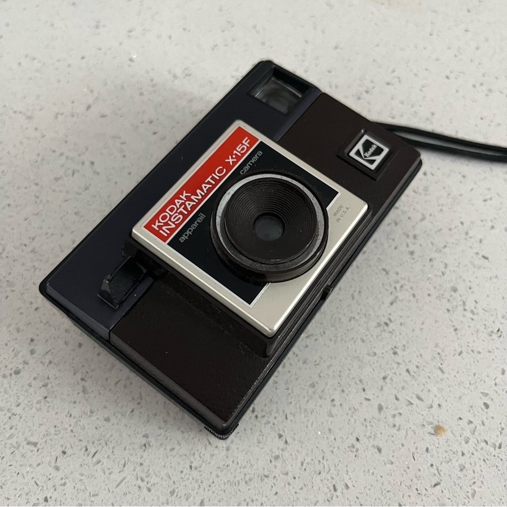 Kodak Instamatic Camera X-15F Vintage Untested 1970s With Strap For Parts​ - Picture 5 of 9